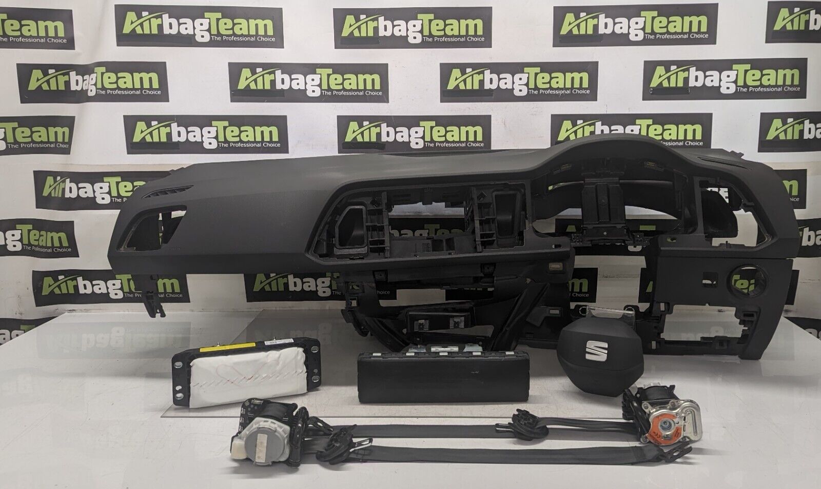SEAT-Ateca-2021-Onwards-Airbag-Kit-Driver-Passenger-Dashboard-Seatbelt-ECU-255943529540