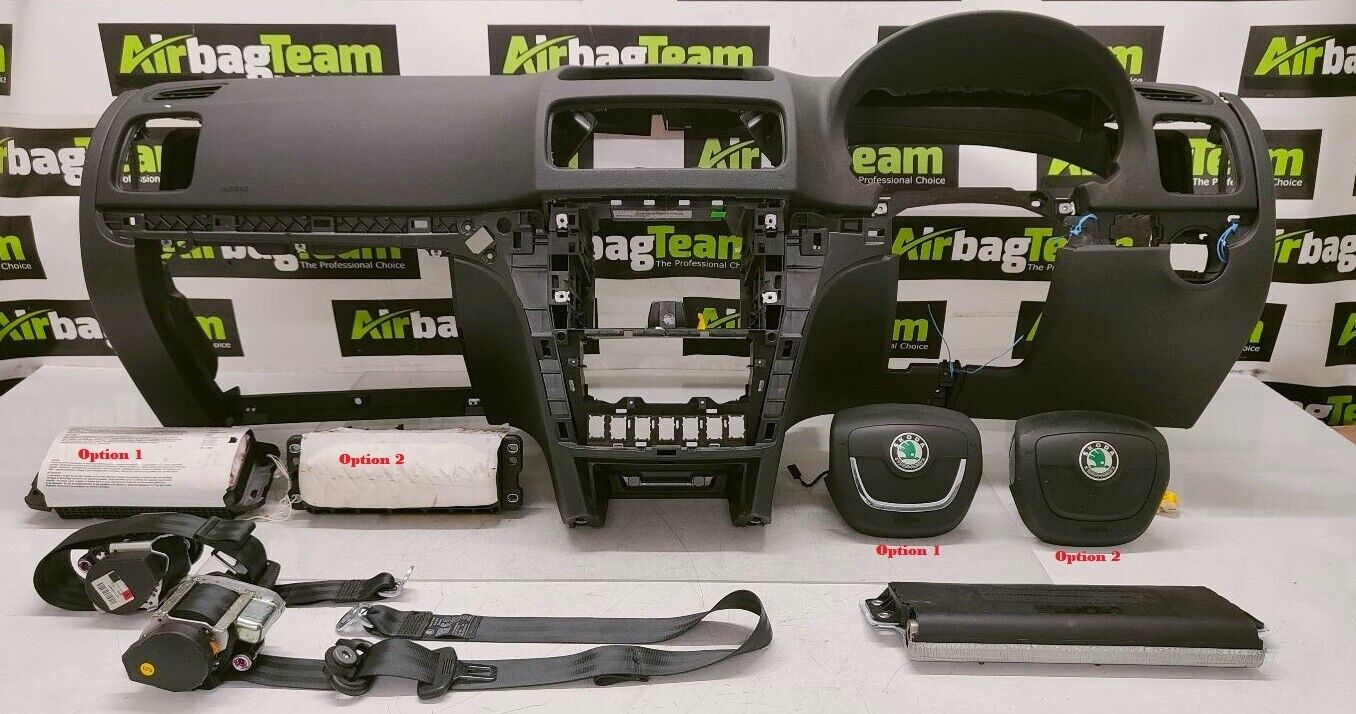 Skoda-Yeti-2009-2013-Airbag-Kit-Dashboard-Driver-passenger-Seatbelt-ECU-256116125290