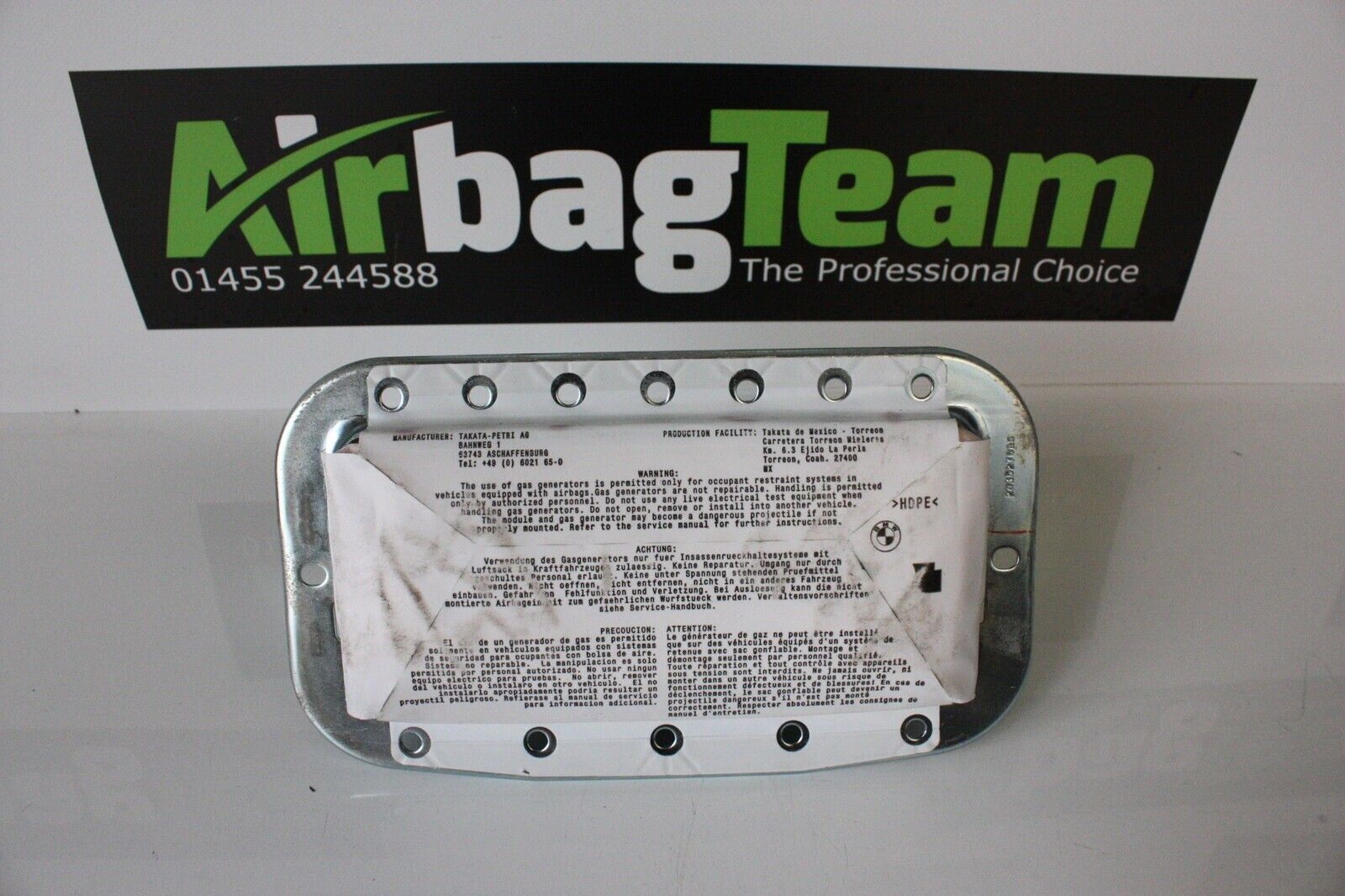 BMW-X3-F25-NSF-Nearside-Passenger-Front-Airbag-255864964411