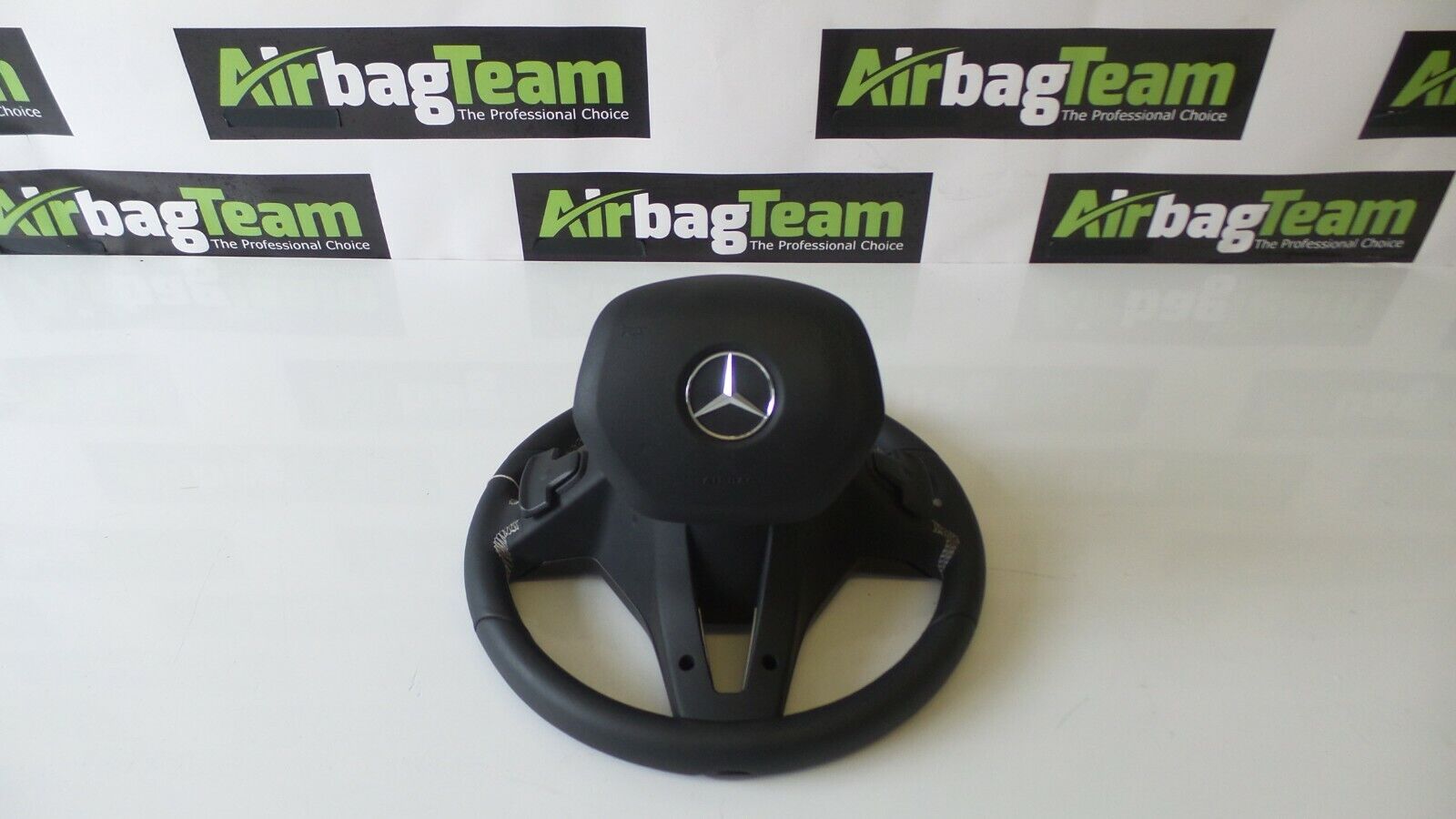 Genuine-Used-Mercedes-C-Class-W204-Drivers-Airbag-Black-254840363931