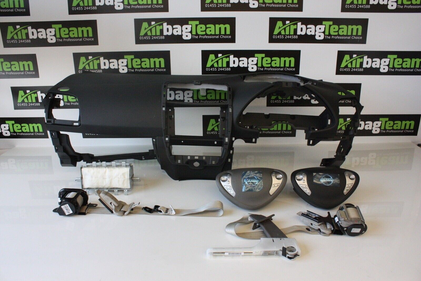 Nissan-Leaf-2010-2017-Airbag-Kit-Dashboard-Driver-Passenger-Seatbelt-ECU-255985826781