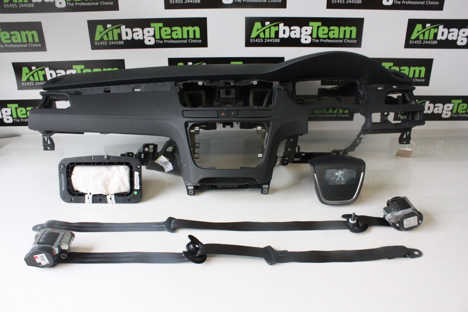 Peugeot-508-2010-2015-Airbag-Kit-Driver-Passenger-Dashboard-Seatbelt-ECU-255714427821