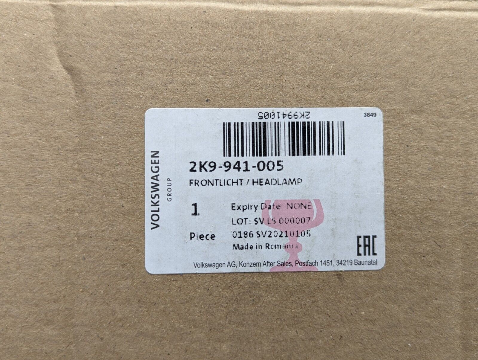 VW-Volkswagen-Caddy-MK4-2020-On-NSF-Nearside-Passenger-Front-Halogen-Headlight-256079816701-5