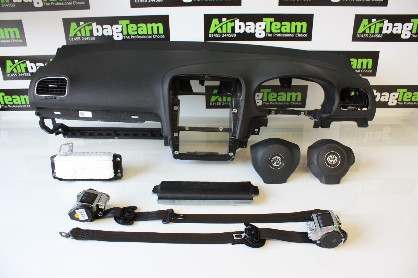 VW Volkswagen Golf MK6 Airbag kit Dash Driver Passenger Seatbelt ECU