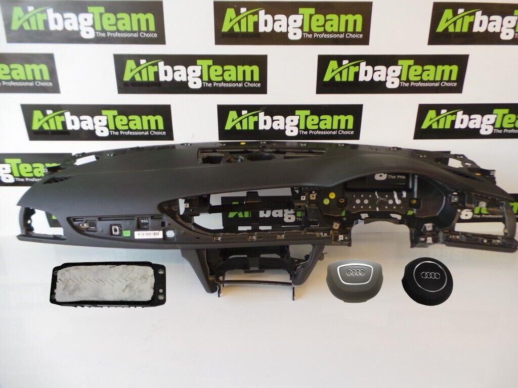 Audi-A6-C7-Airbag-Kit-Standard-Dashboard-Driver-Passenger-ECU-Seatbelt-255738663792