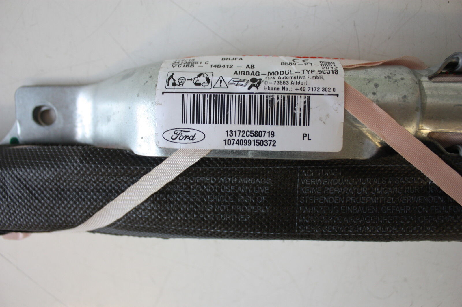 Ford-Fiesta-MK8-MK9-Airbag-Roof-Curtain-2008-2014-Passenger-Near-Side-Left-262335221112-2