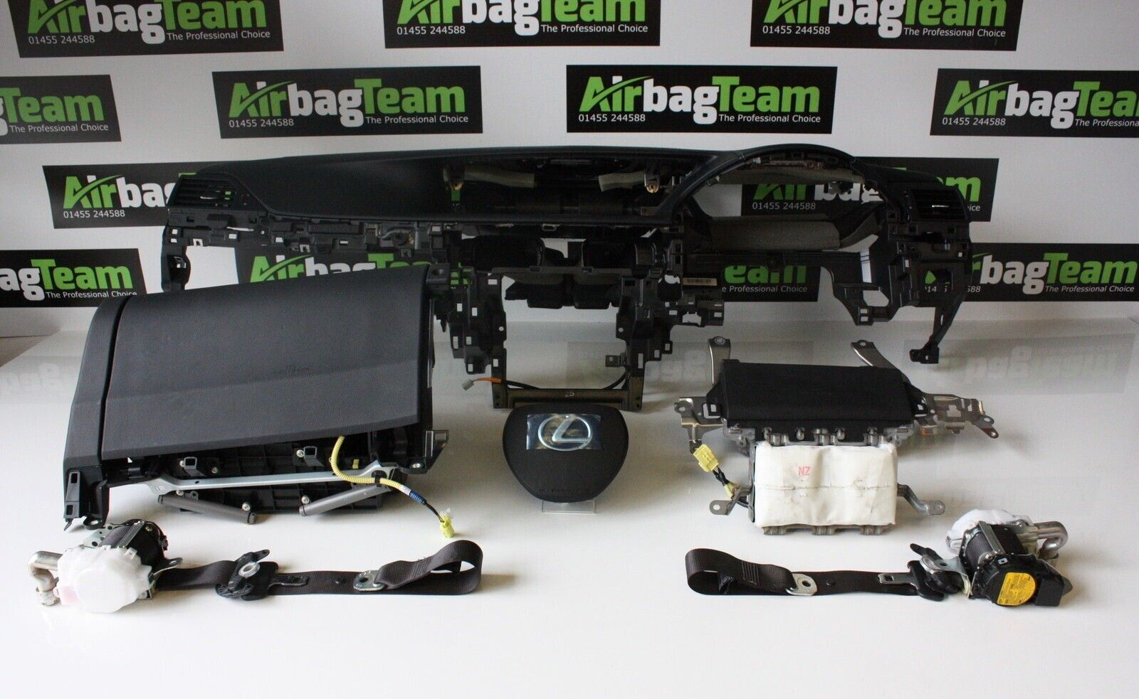 Lexus-GS300-450-12-On-Airbag-Kit-Driver-Passenger-Dashboard-Seatbelt-Knee-ECU-255711605342