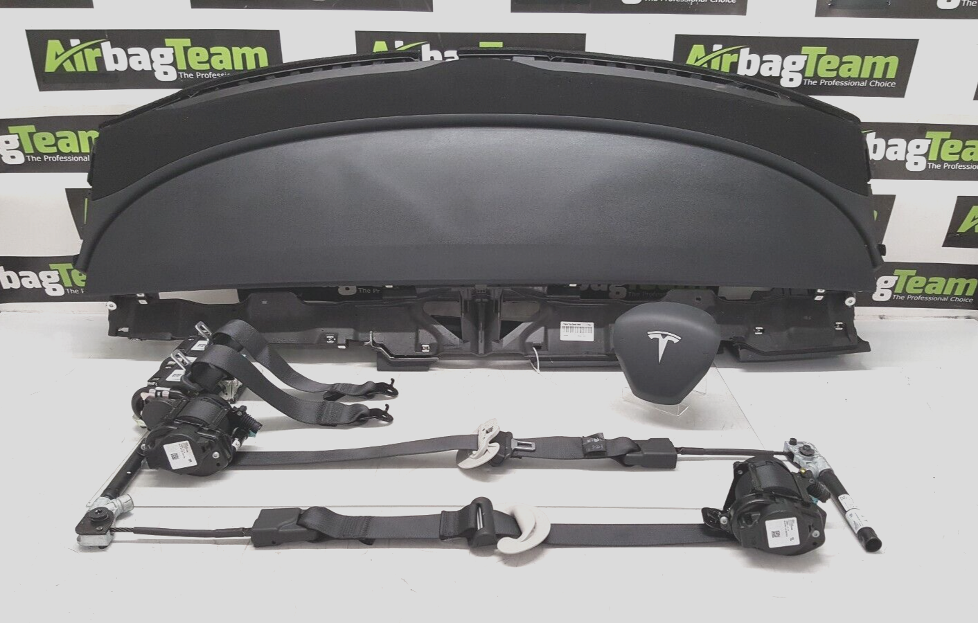 Tesla-Model-3-2017-Onwards-Airbag-Kit-Driver-Passenger-Dashboard-Seatbelt-ECU-256211286952
