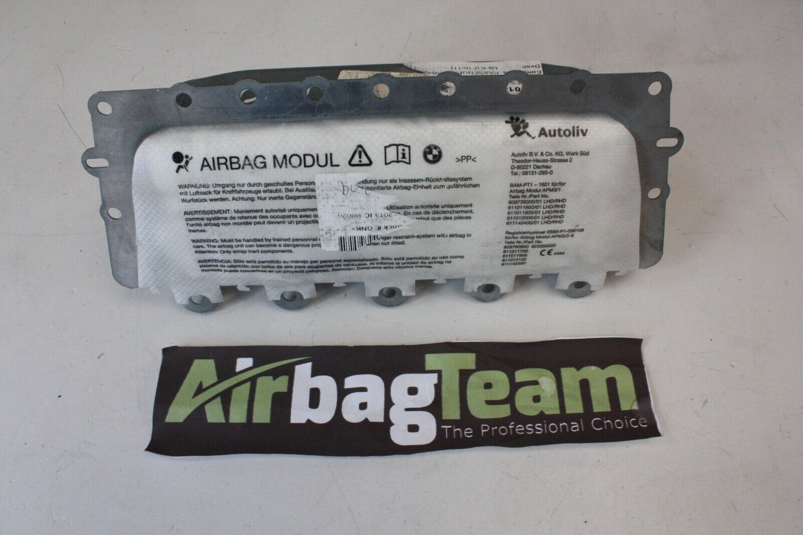 BMW-6-Series-2011-2017-NSF-Nearside-Passenger-Front-Airbag-255863140463