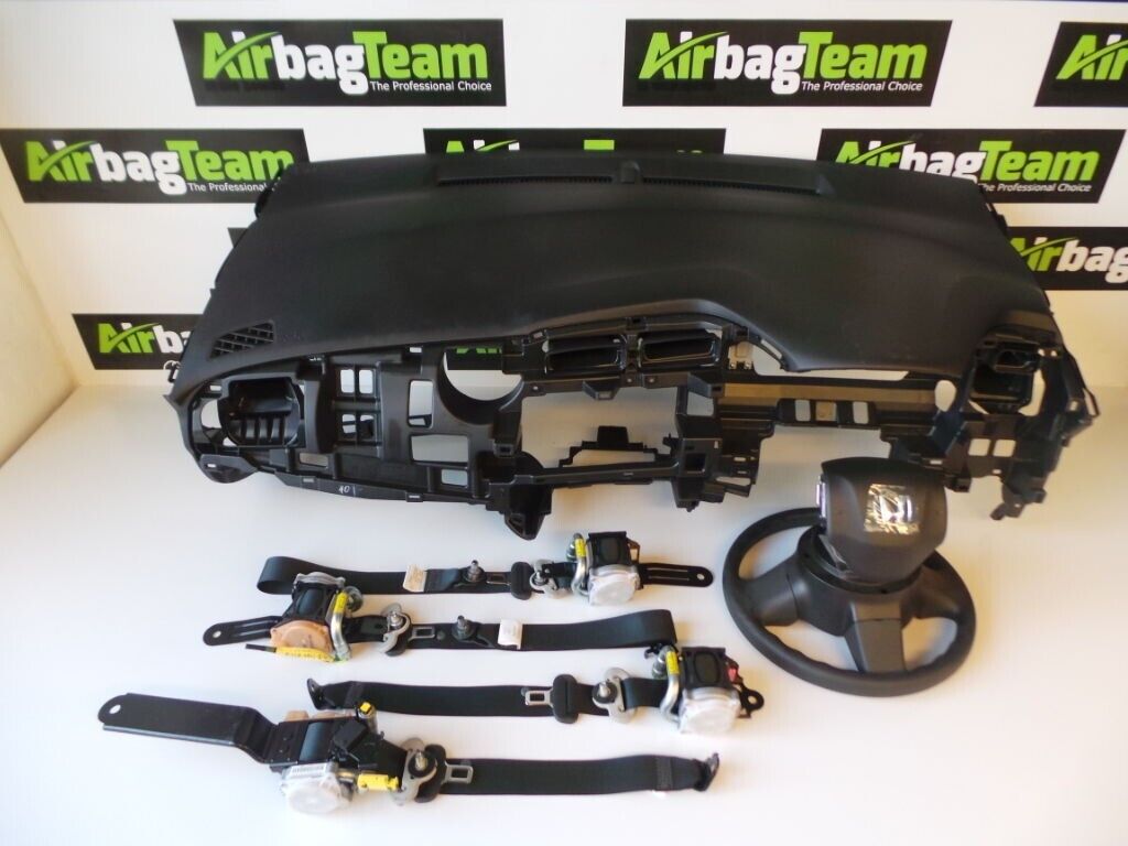 Honda-Jazz-2015-2020-Airbag-Kit-Driver-Passenger-Dashboard-Seatbelt-ECU-256491266063