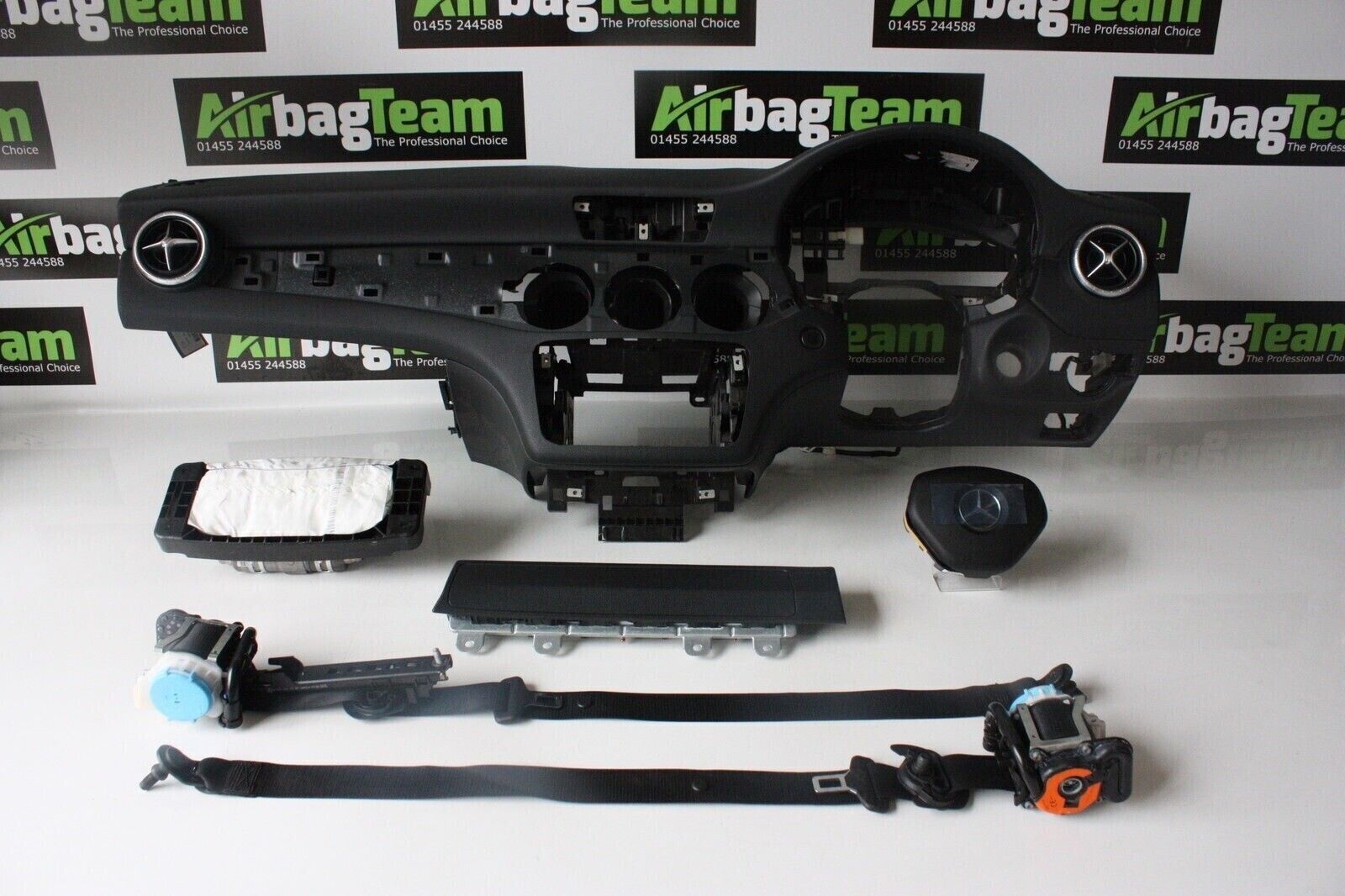 Mercedes-GLA-2015-2020-Airbag-Kit-Driver-Passenger-Dashboard-Seatbelt-255932414913