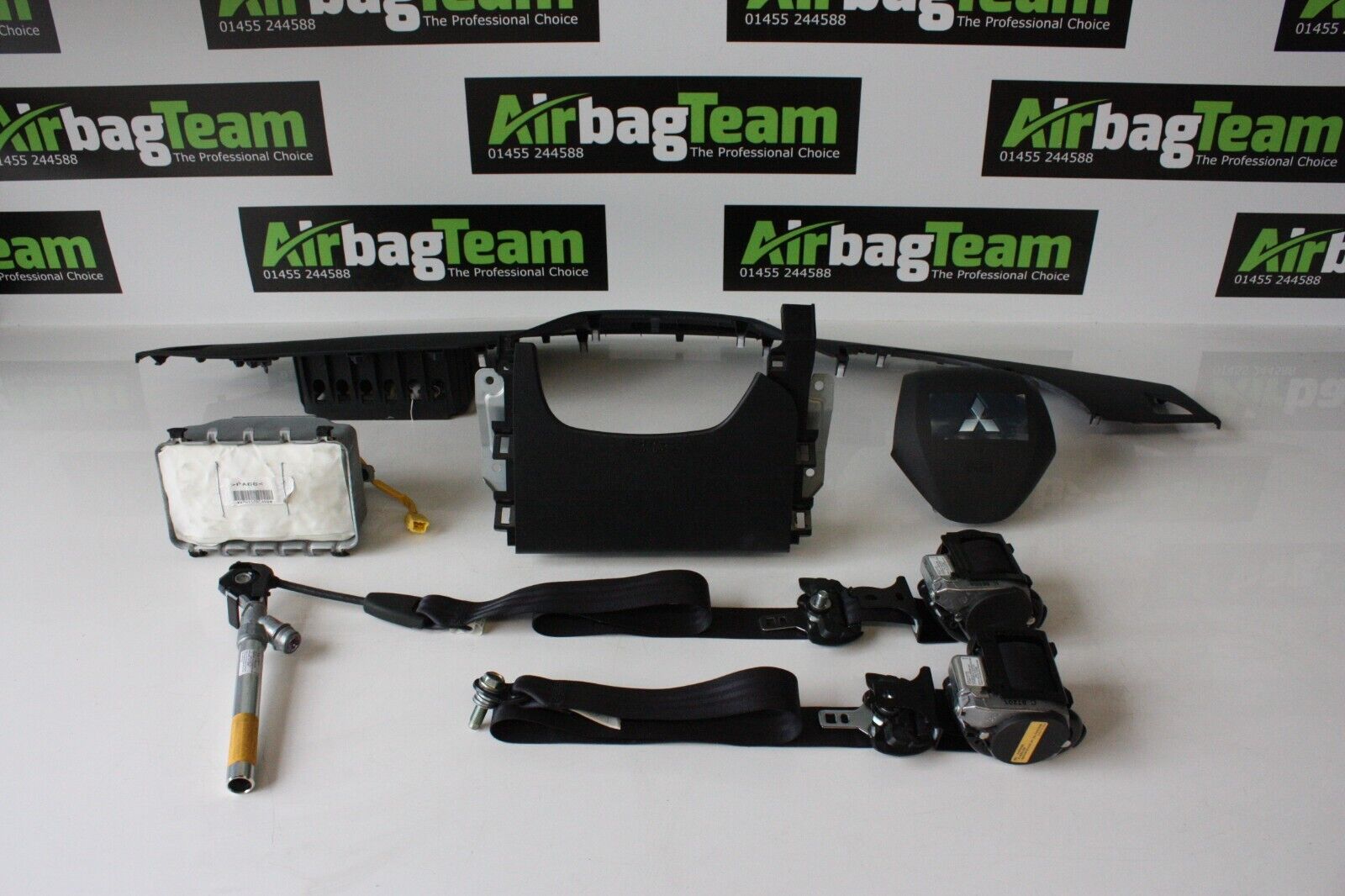 Mitsubishi-ASX-10-16-Airbag-Kit-Pre-Facelift-Driver-Passenger-Dashboard-Seatbelt-255713156143