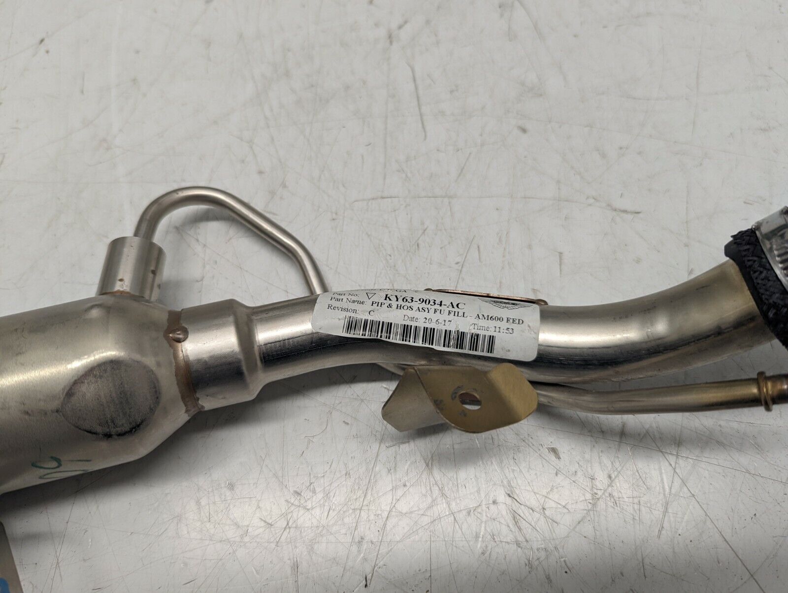 Aston-Martin-DB11-2016-Onwards-Fuel-Filler-Pipe-Hose-Assembly-KY63-9034-AC-255342029274-2