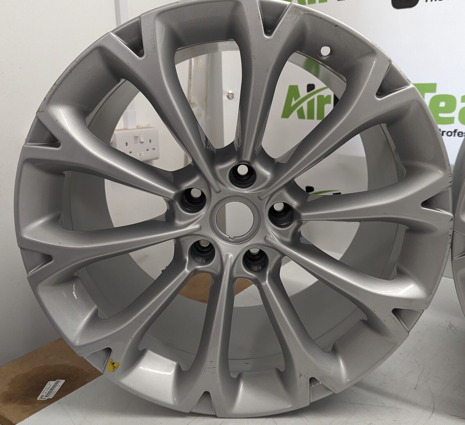 Aston-Martin-Vantage-2018-Onwards-4-X-20-Inch-Alloys-Silver-10-Spoke-Bolt-5X128-255970436714-2