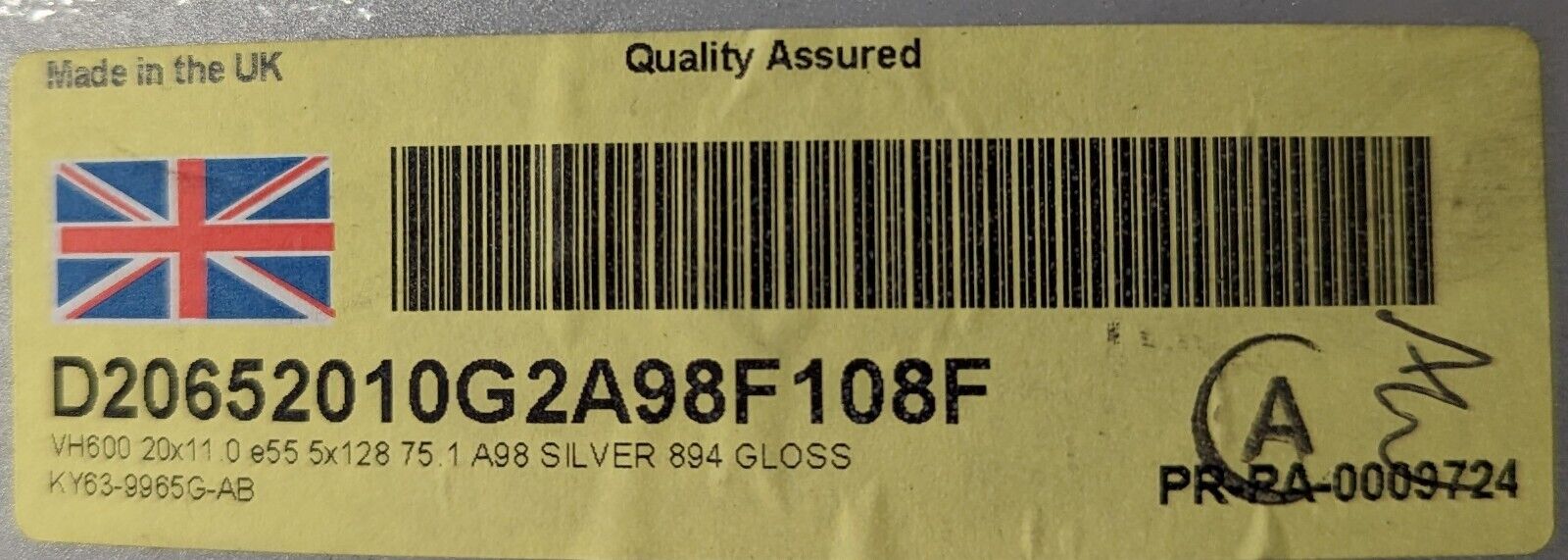 Aston-Martin-Vantage-2018-Onwards-4-X-20-Inch-Alloys-Silver-10-Spoke-Bolt-5X128-255970436714-6