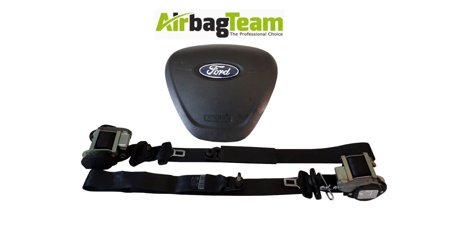 Ford-Transit-2014-2018-Airbag-Set-Driver-Seatbelts-ECU-255706946706