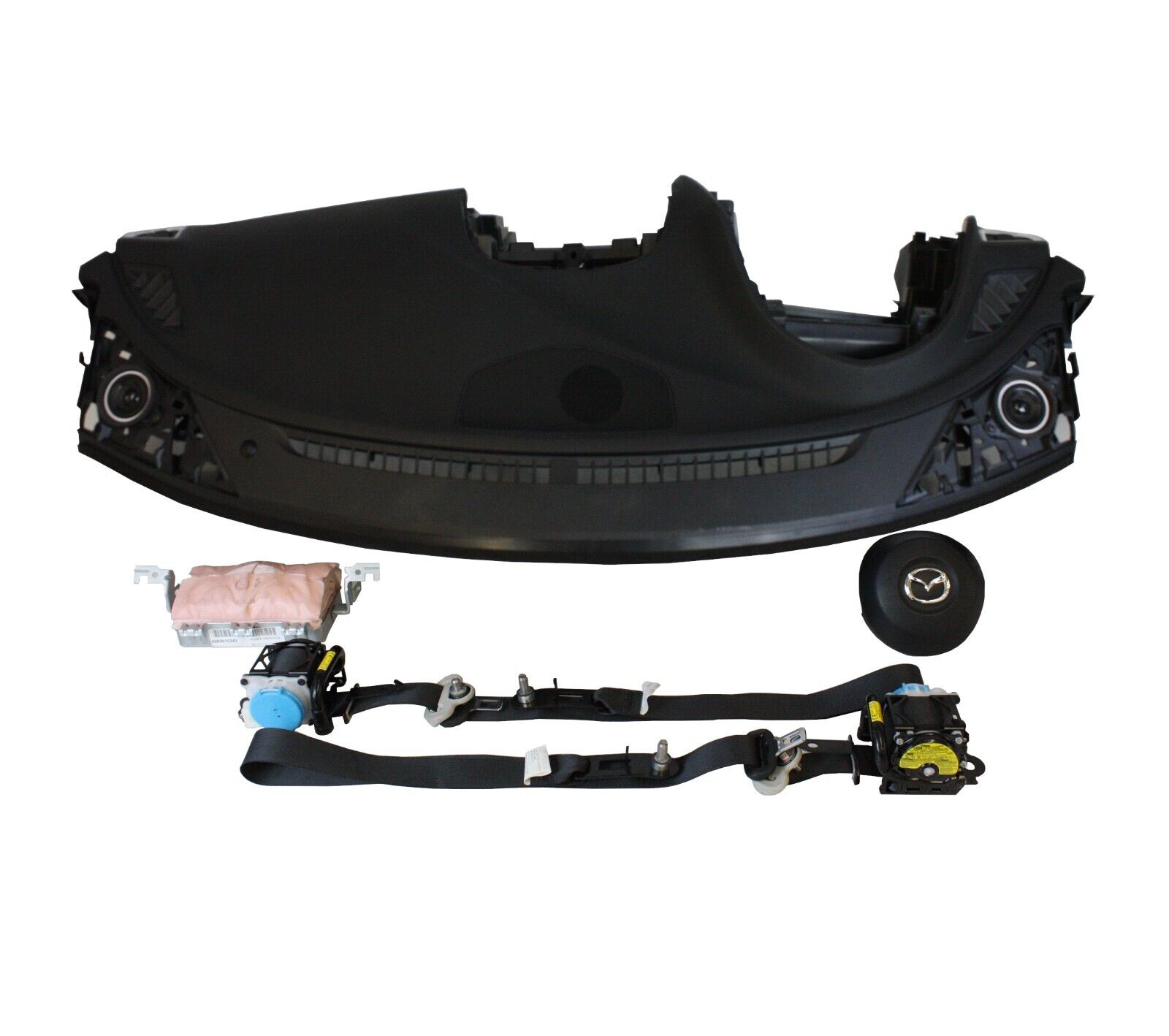 Mazda-3-2013-2017-LHD-Airbag-Kit-Dashboard-Driver-Passenger-Seatbelts-256396902796