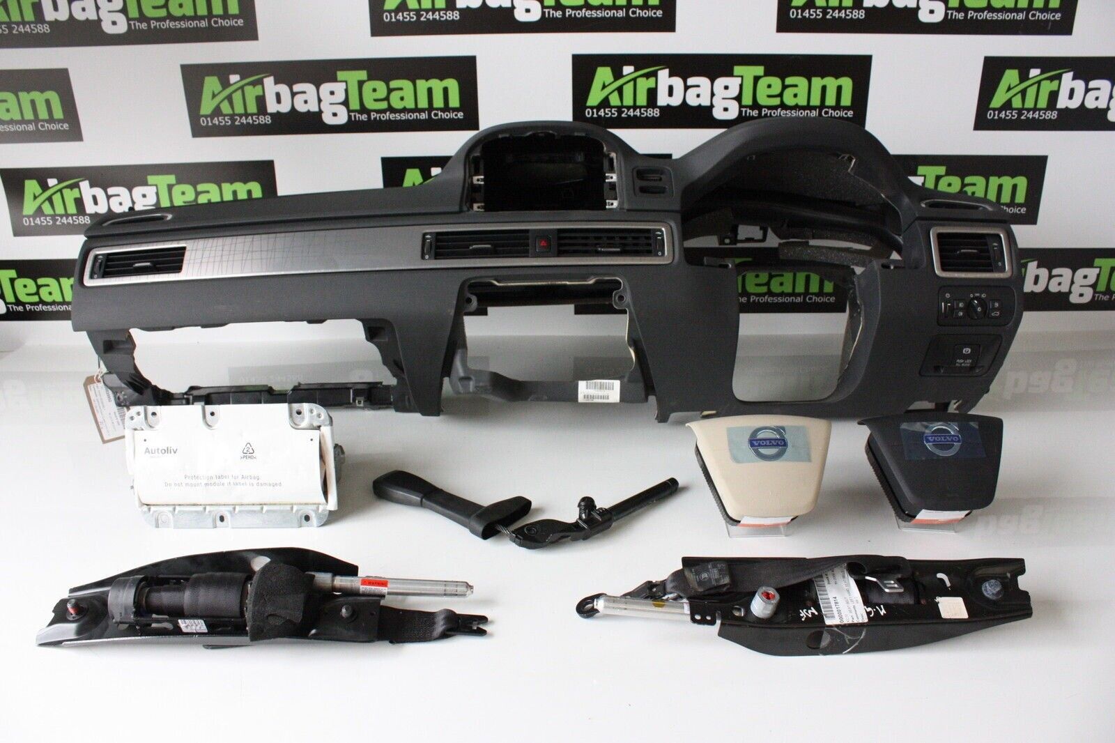 Volvo-XC90-2008-2013-Airbag-Kit-Driver-Passenger-Seatbelt-Dashboard-ECU-255716409866