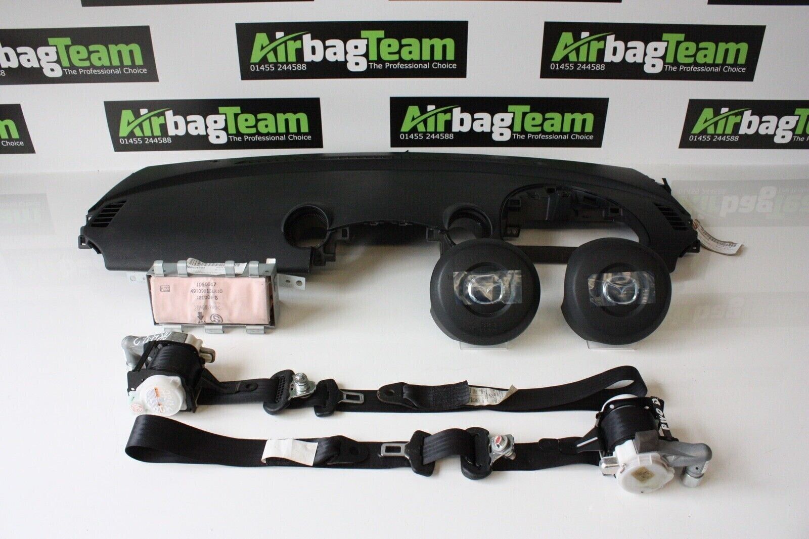 Mazda-2-2007-2014-Airbag-Kit-Driver-Passenger-Dashboard-Seatbelt-ECU-255932444087