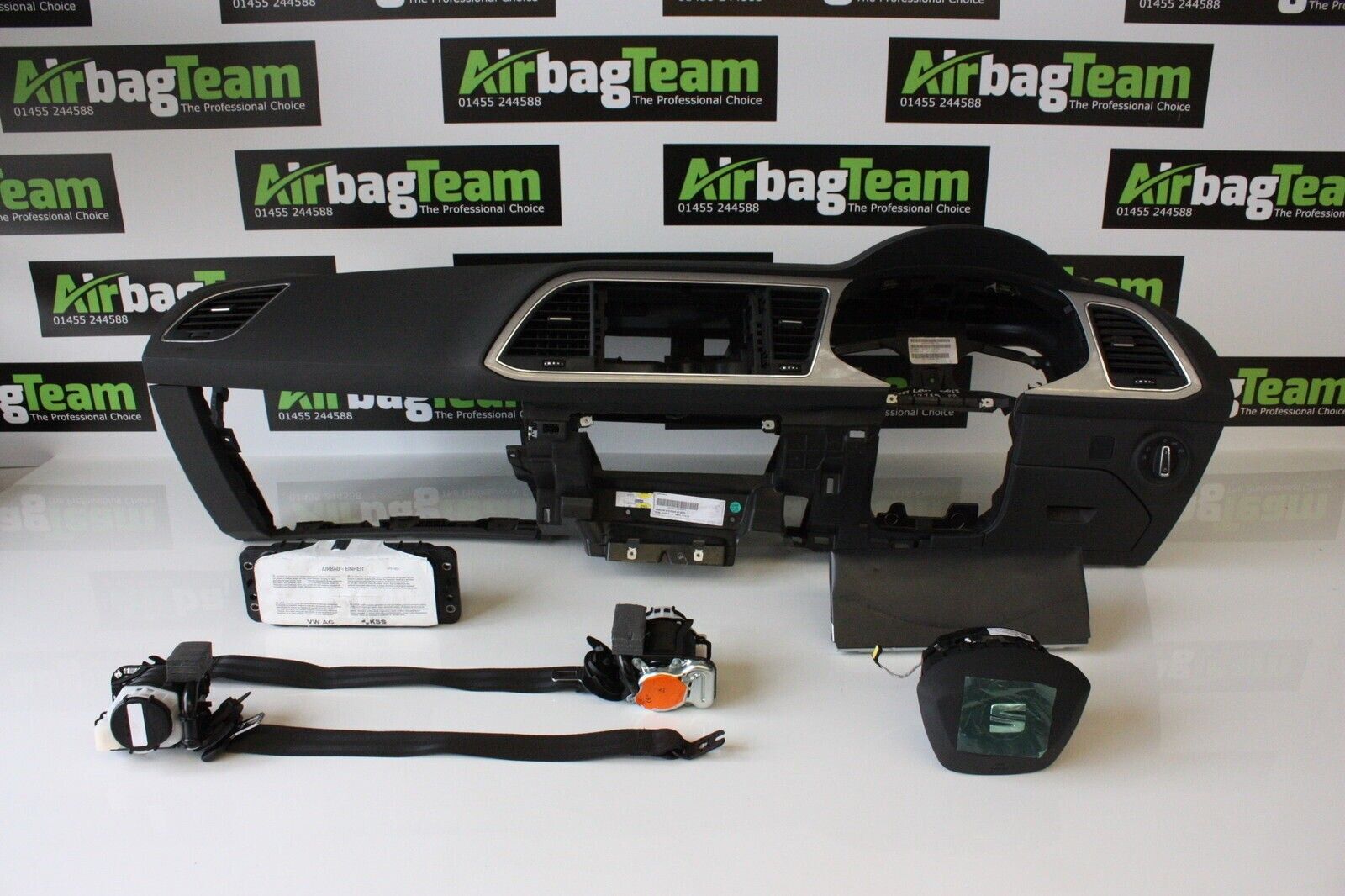 Seat-Leon-2017-2020-Airbag-Kit-Driver-Passenger-Dashboard-Seatbelt-ECU-255945113077