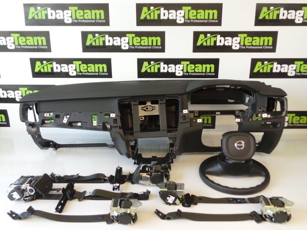 Volvo-S90-V90-2016-On-Airbag-Kit-Driver-Passenger-Seatbelt-Dashboard-ECU-256056992337