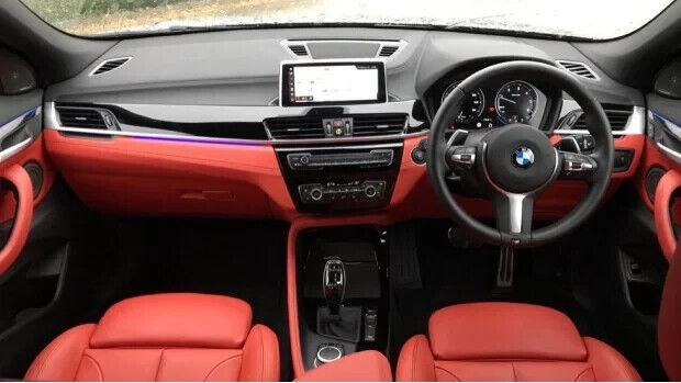BMW-X2-2018-On-Airbag-Kit-Black-Red-Dash-Driver-Pass-Seatbelts-ECU-255706819278