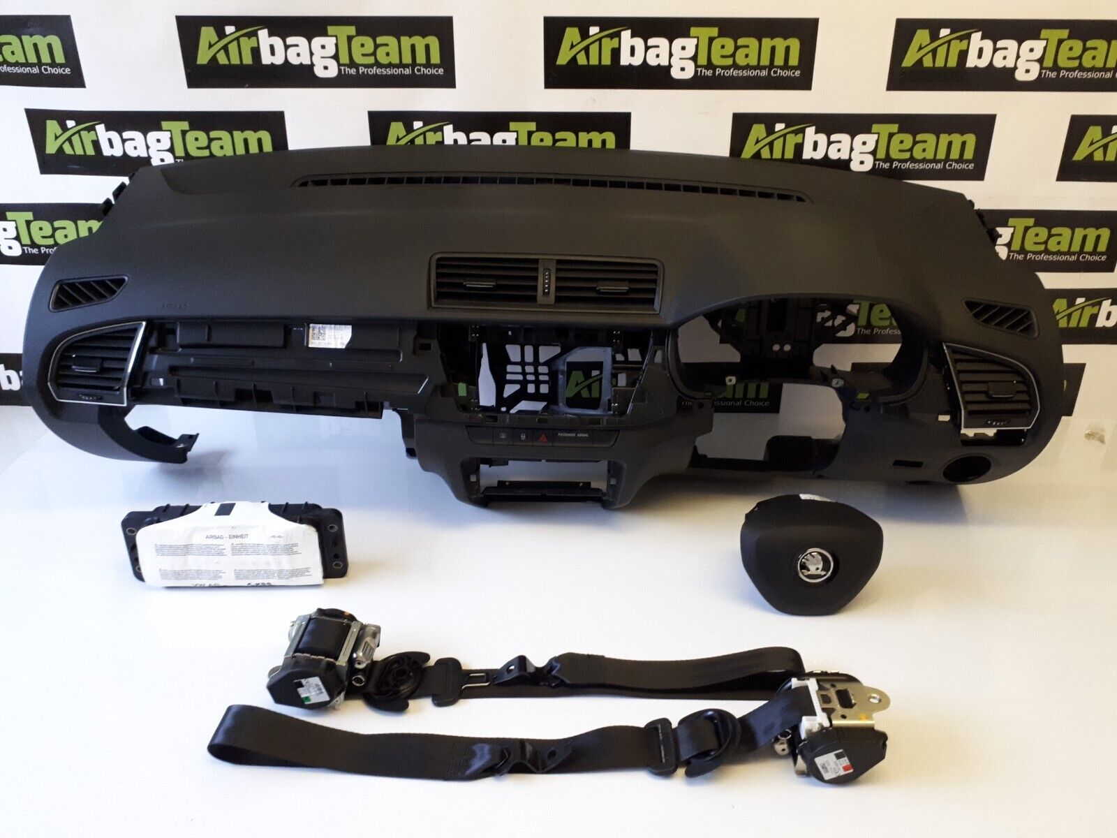 Skoda-Fabia-2018-2021-Airbag-Kit-Dashboard-Driver-passenger-Seatbelt-ECU-256064422318