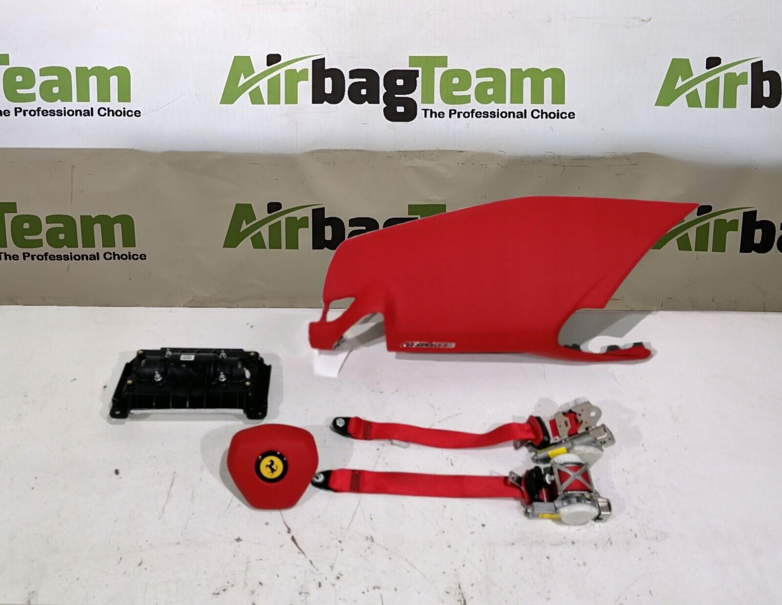 Ferrari-296-GTB-2021-On-Airbag-Kit-Driver-Passenger-Seatbelt-ECU-Repair-Service-256414465859