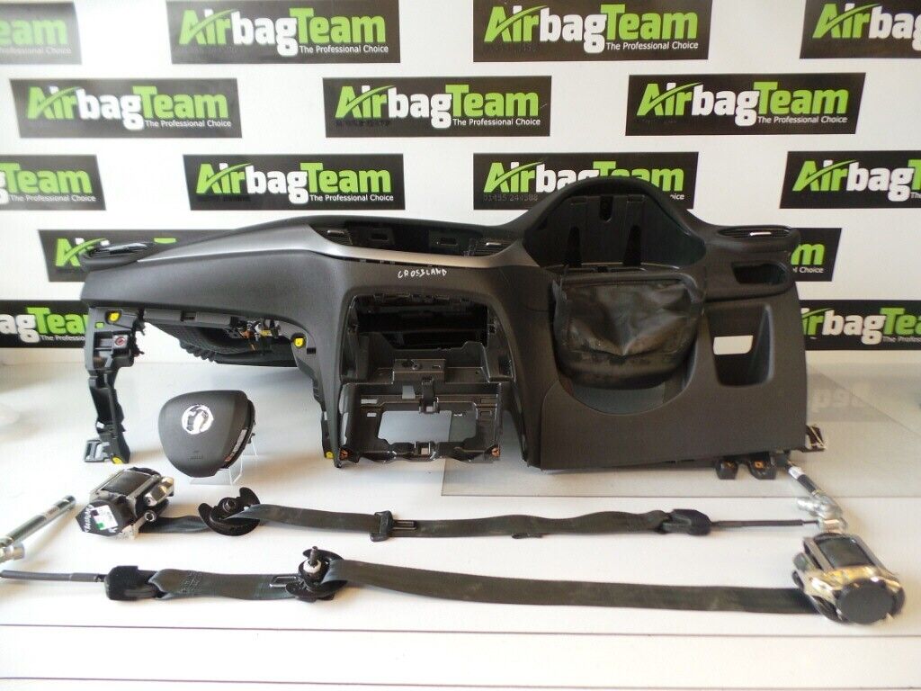 Vauxhall-Crossland-X-2017-onwards-Airbag-Kit-Dashboard-Driver-Pass-Seatbelt-255884998969