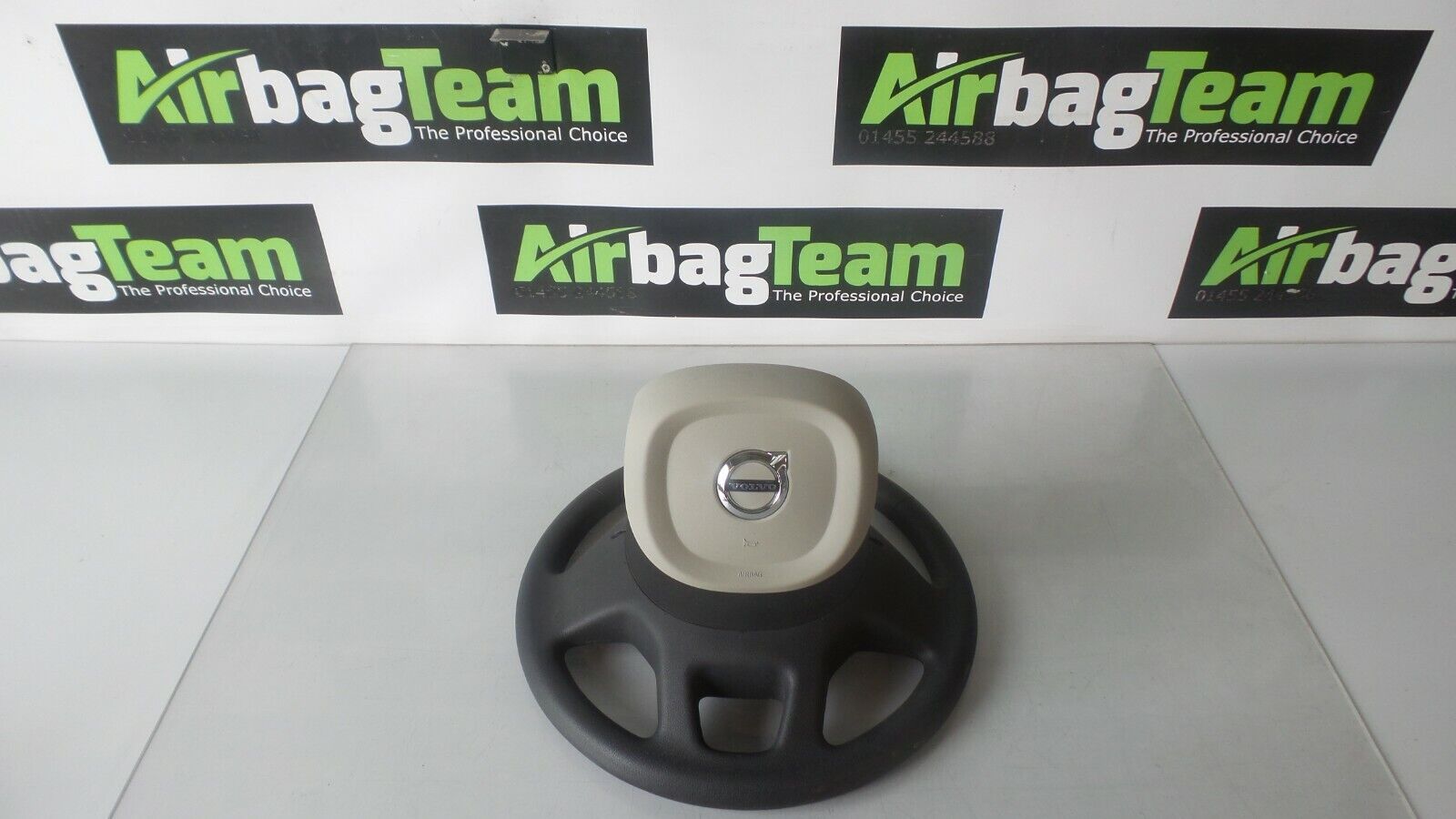 Volvo-XC90-2015-Onwards-Driver-Airbag-Cream-265791117329